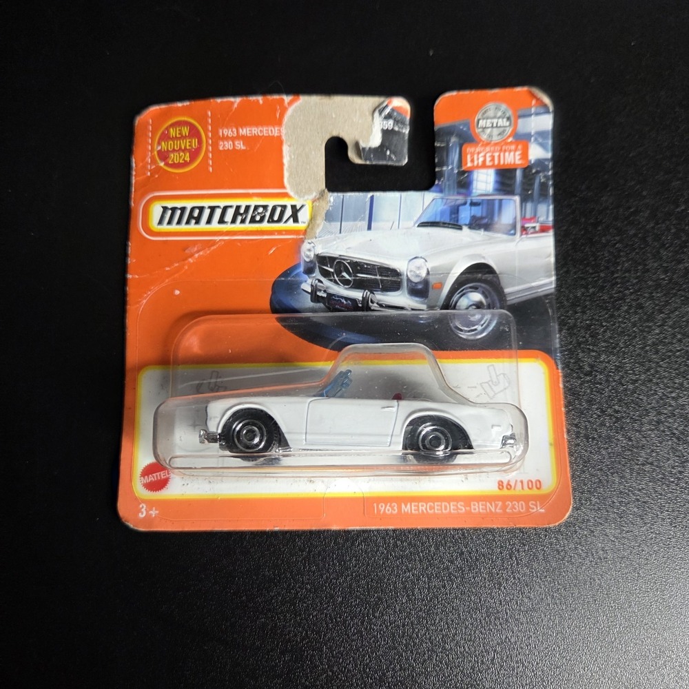 2024 Matchbox 1963 Mercedes-Benz 230 SL #86 White